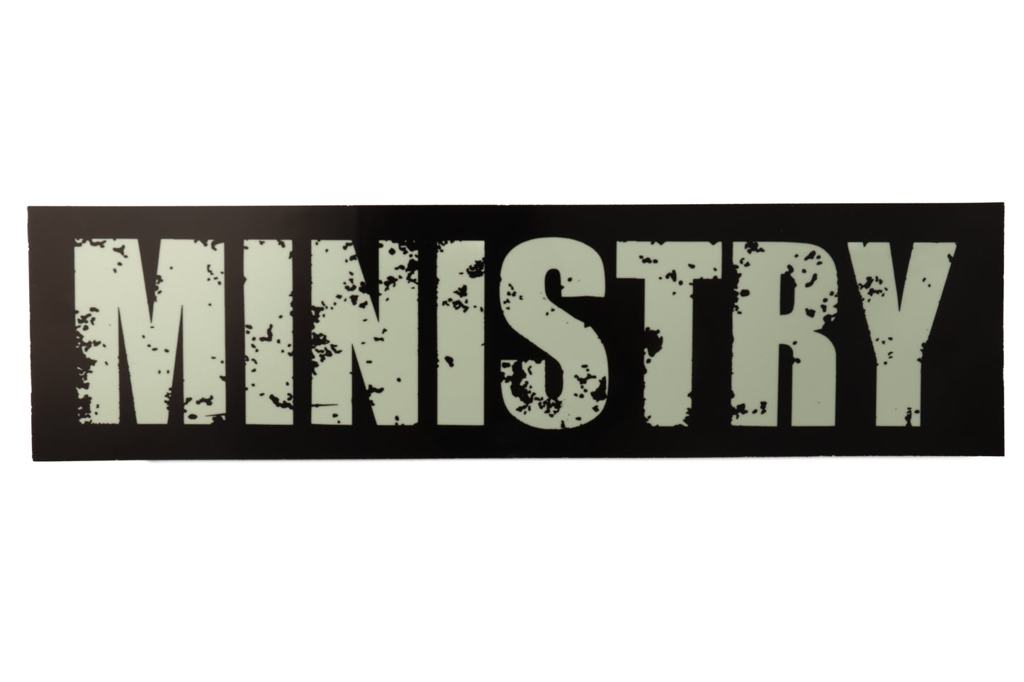 Block Logo Glow In The Dark Bumper Sticker