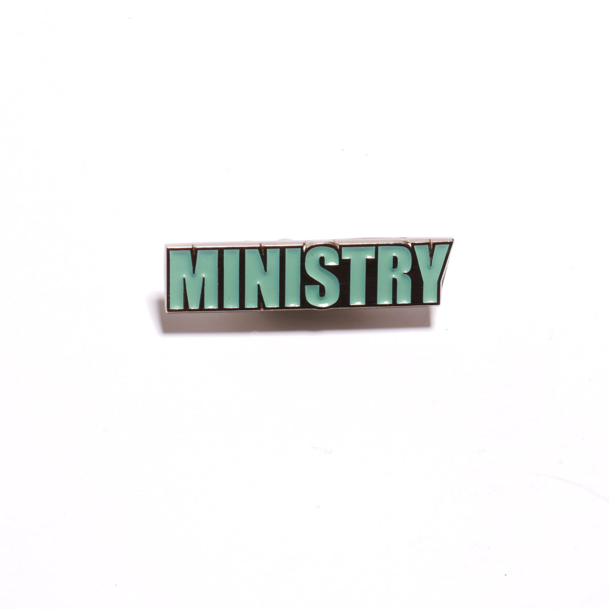 Bold Logo Glow In The Dark Enamel Pin