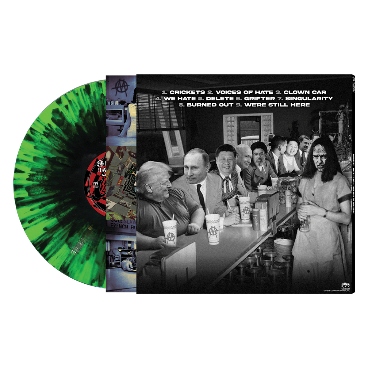 Hate To Go: Take Out Or Delivery LP (Green Splatter)