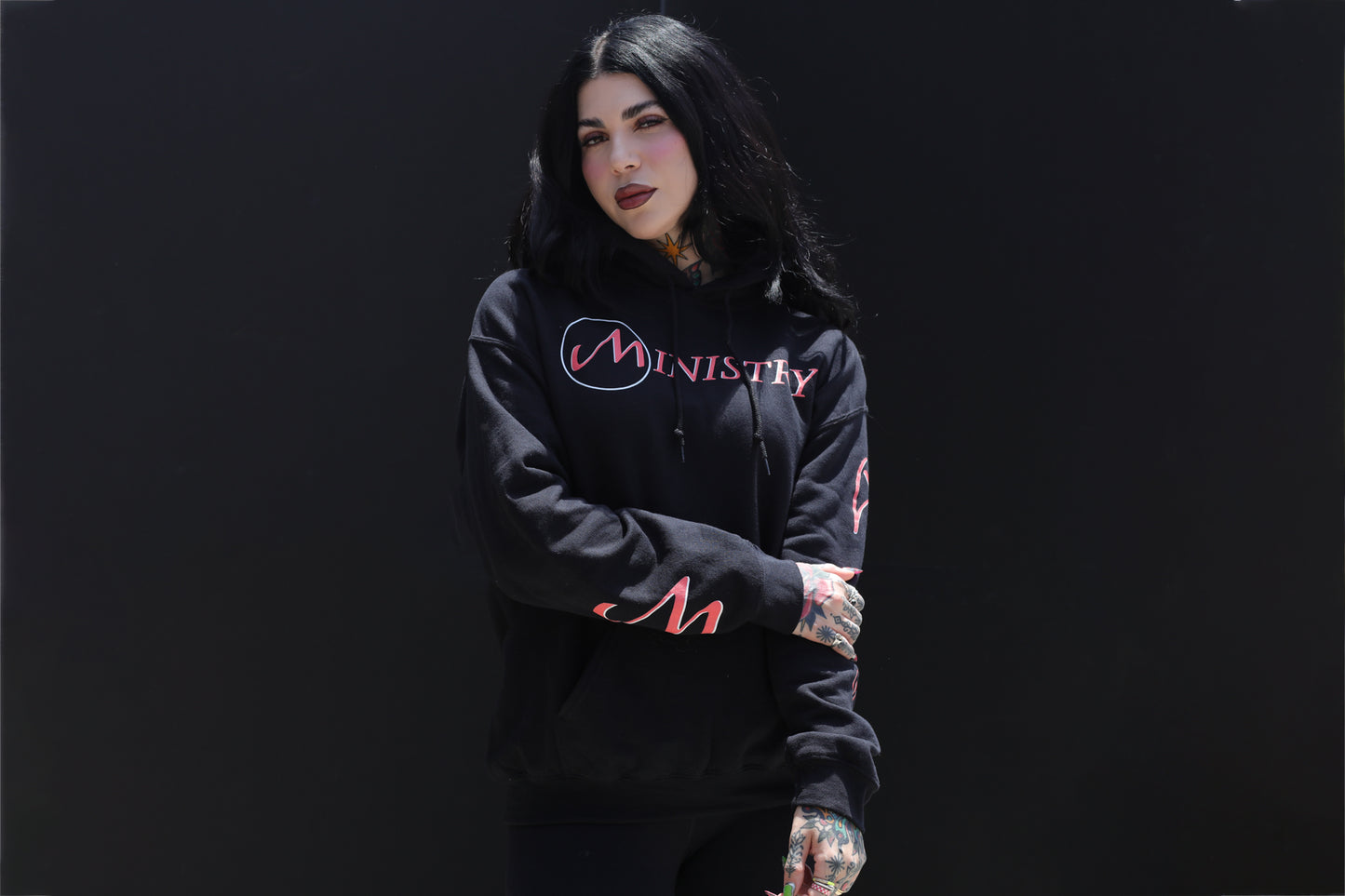 With Sympathy Pullover Hoodie (Black)