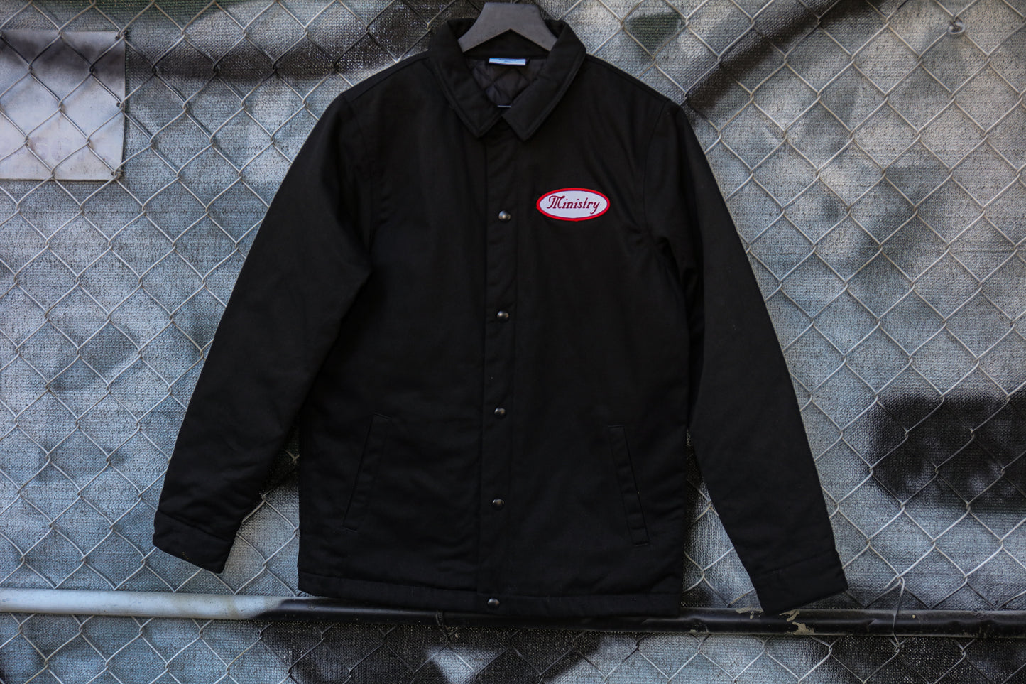 Script Logo Work Jacket (Black)