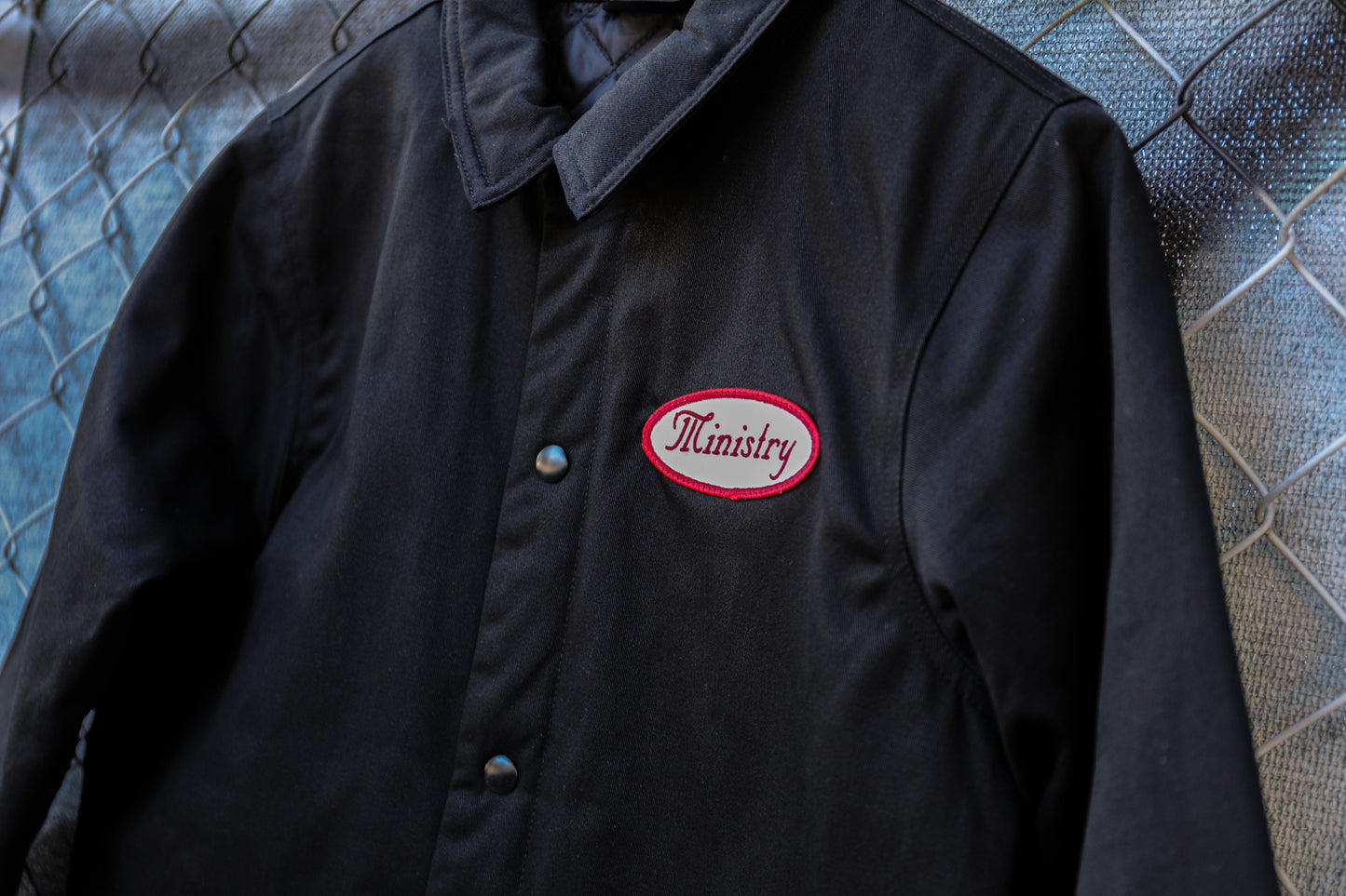 Script Logo Work Jacket (Black)