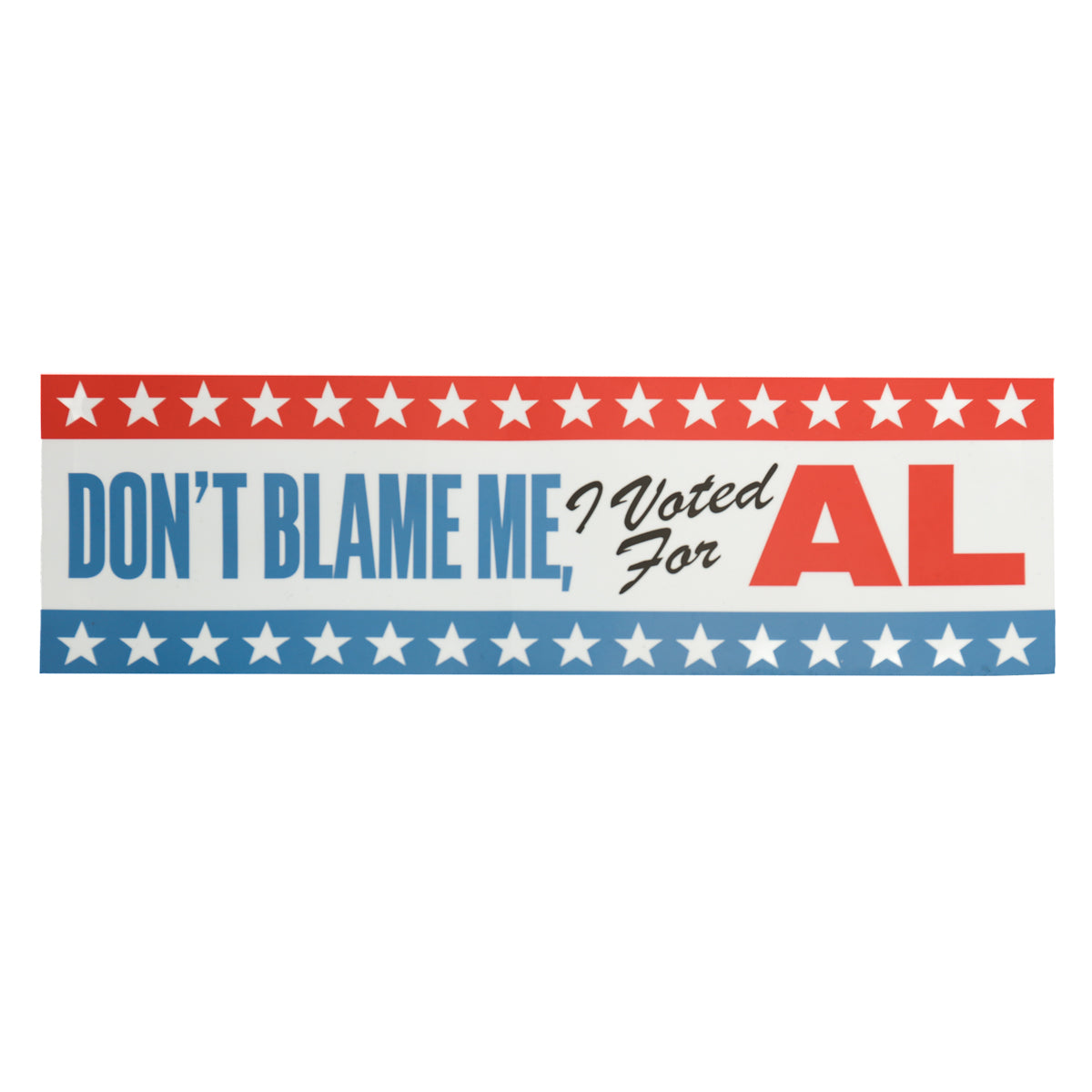 I Voted For Al Bumper Sticker