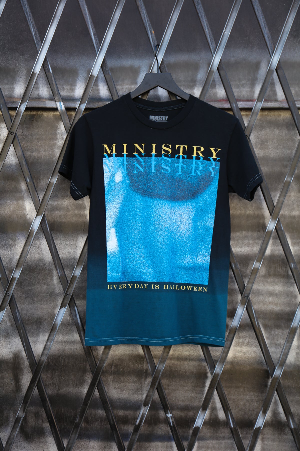 Everyday Is Halloween Cover T-Shirt (Blue Gradient Dye)