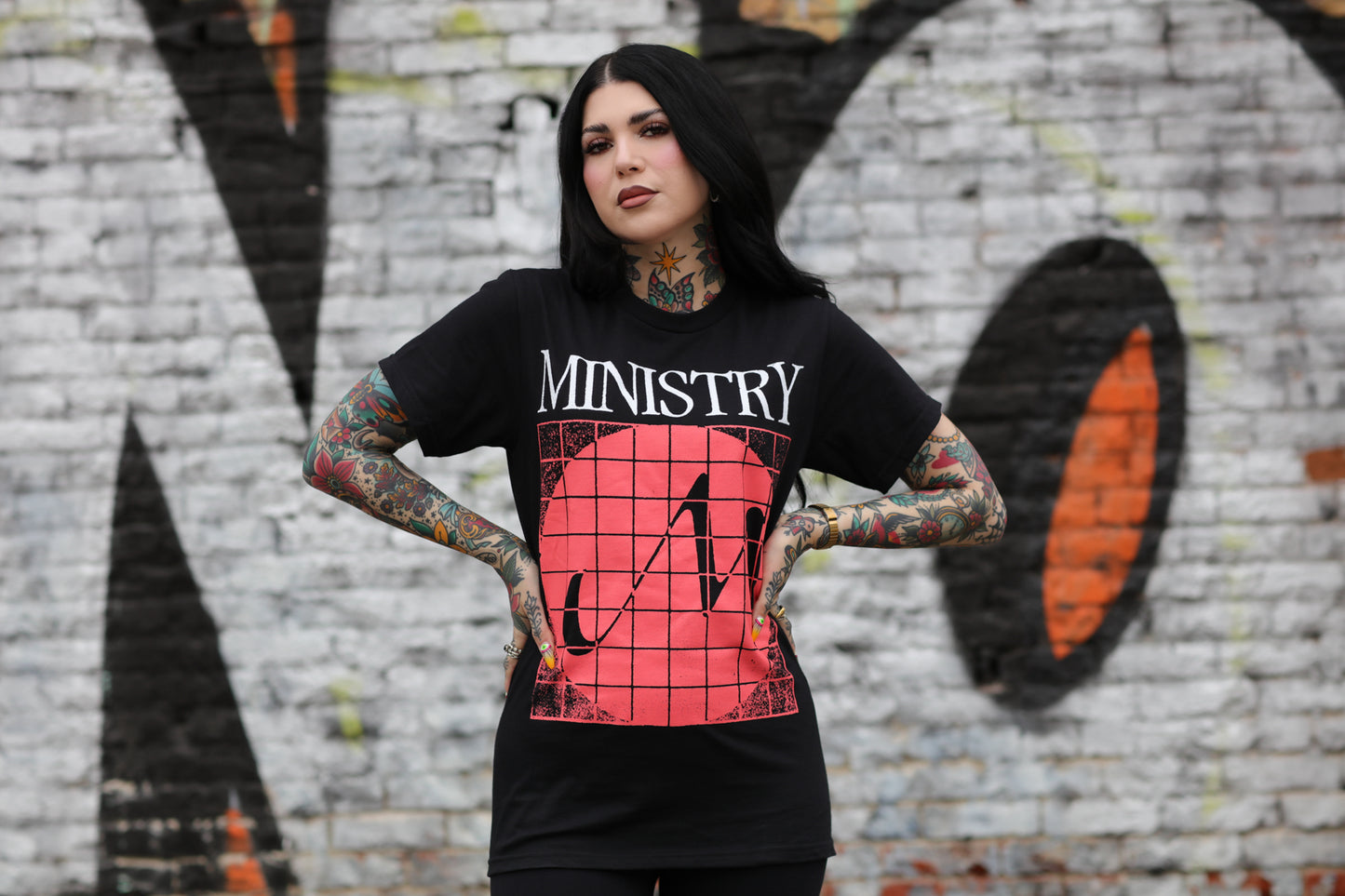 With Sympathy Grid Logo T-Shirt (Black)