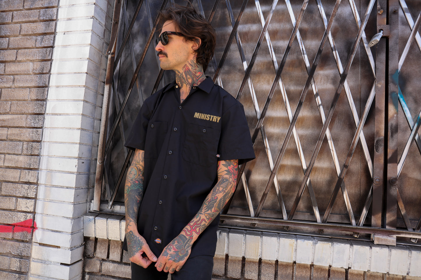 Pyramid Dickies Work Shirt (Black)