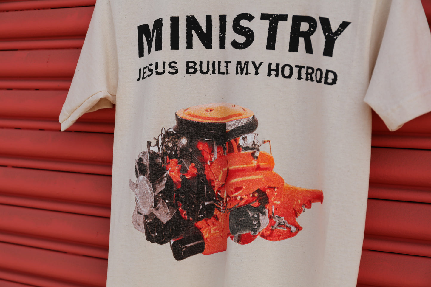 Jesus Built My Hotrod T-Shirt (Natural)