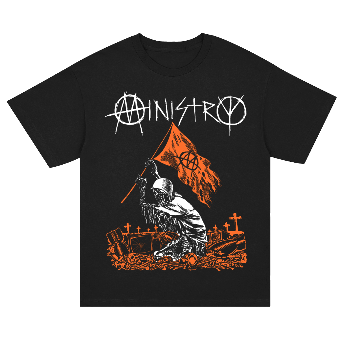 Flag Waver T-Shirt (Black)