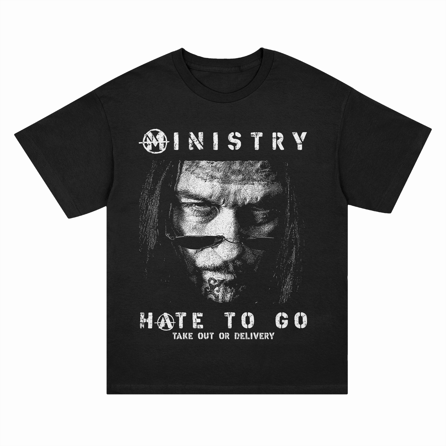 Ministry Hate To Go Cover T-Shirt (Black)