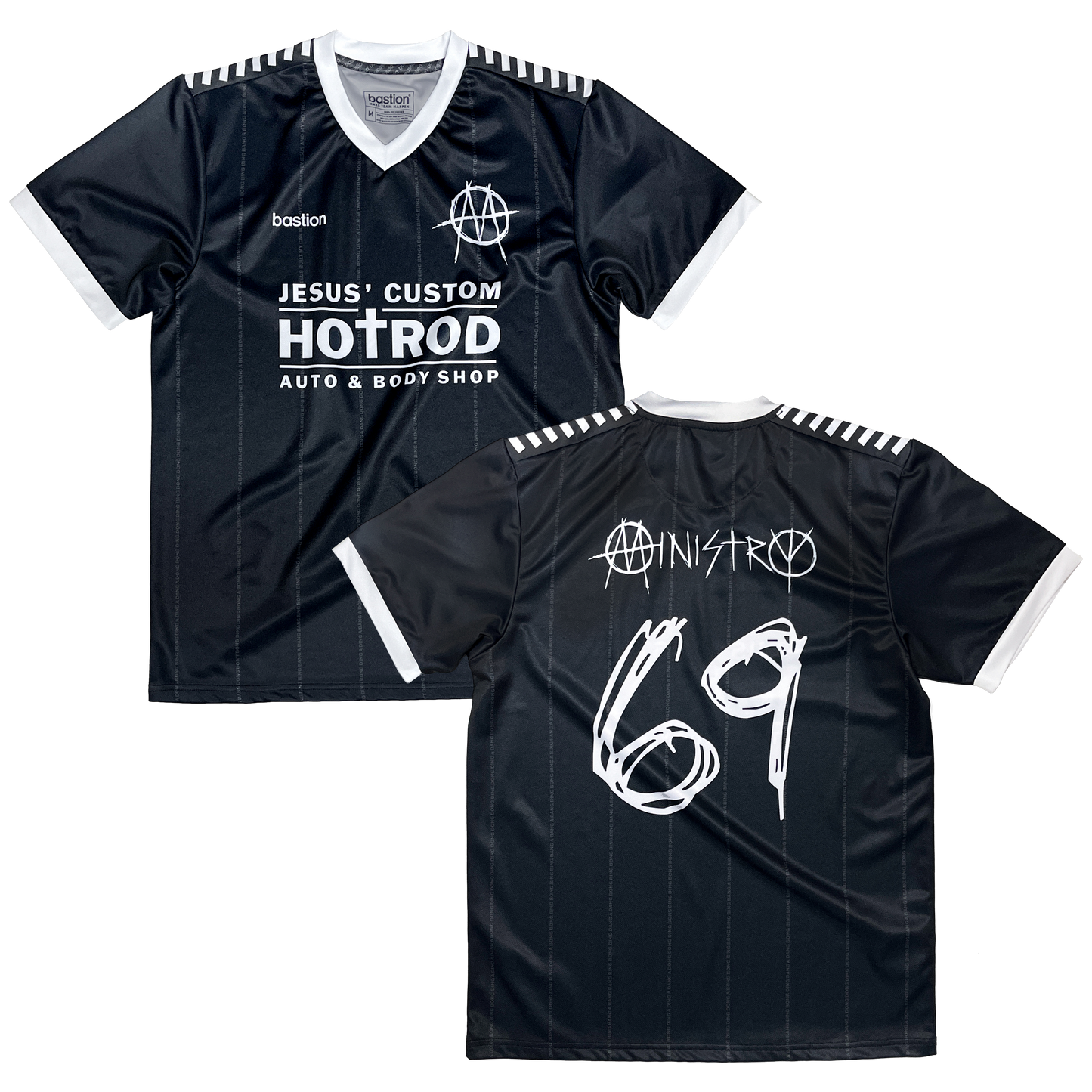 Jesus' Custom Hotrod Jersey (Black)