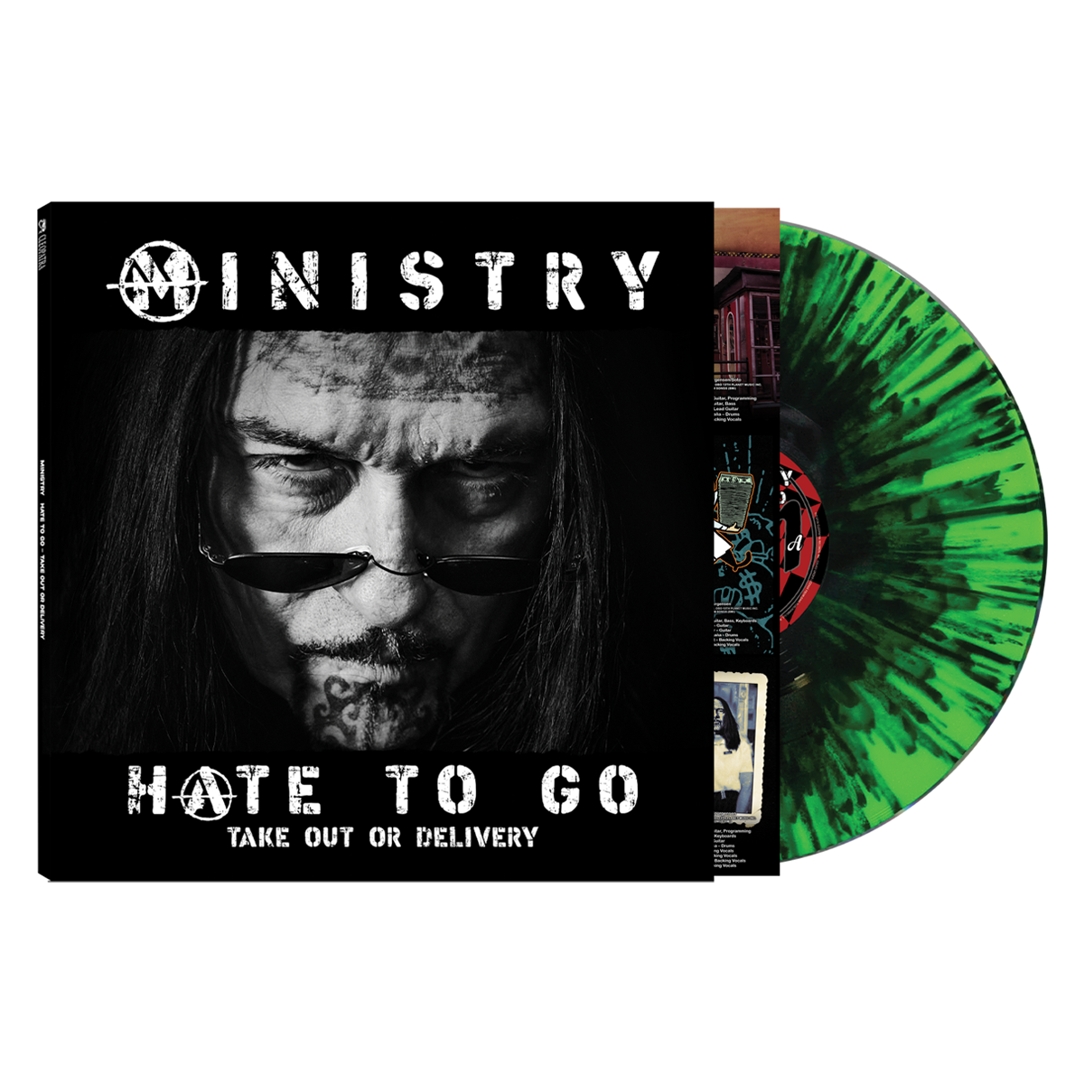 Ministry - Hate To Go: Take Out Or Delivery LP (Green Splatter)