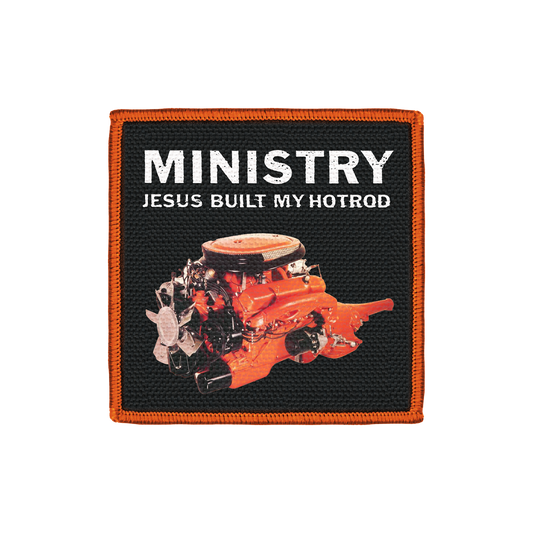 Jesus Built My Hotrod Patch (Black/Orange)