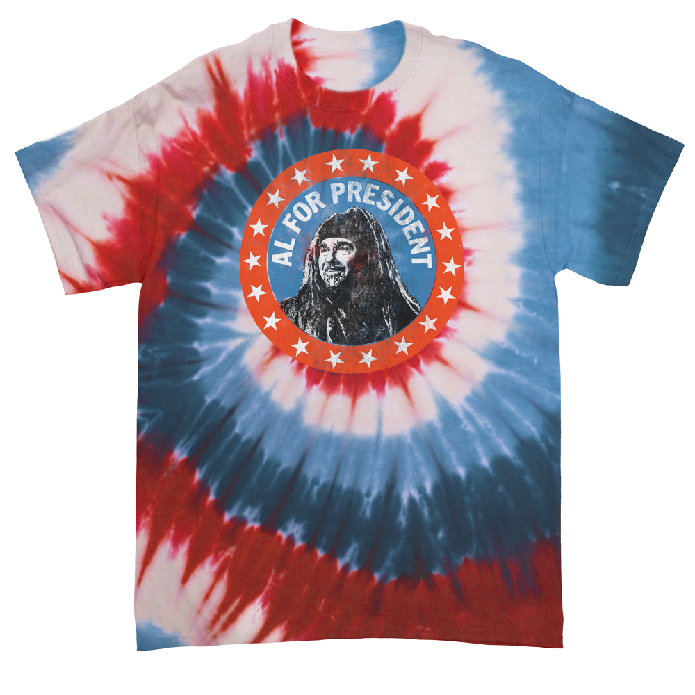 Al For President T-Shirt (Patriot Dye)