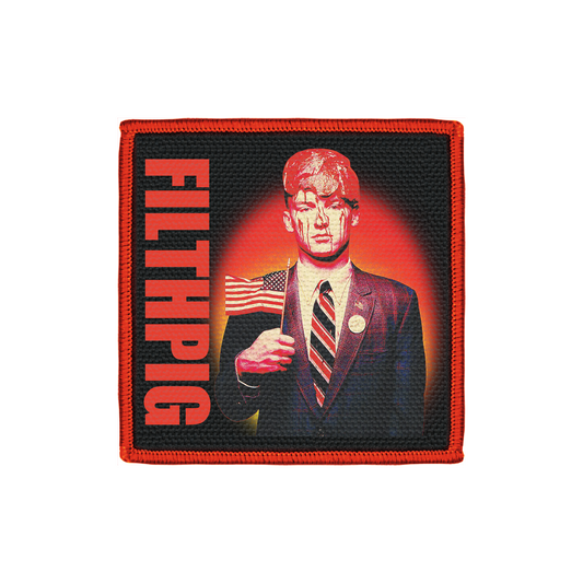 Filth Pig Patch (Black/Red)