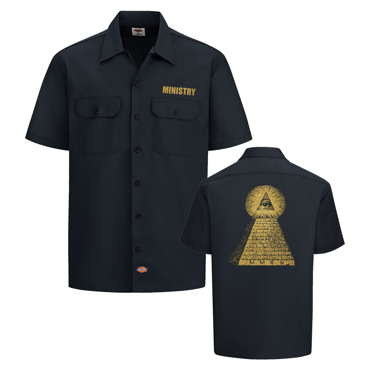 Pyramid Dickies Work Shirt (Black)