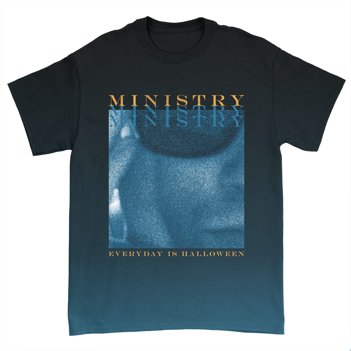 Everyday Is Halloween Cover T-Shirt (Blue Gradient Dye)