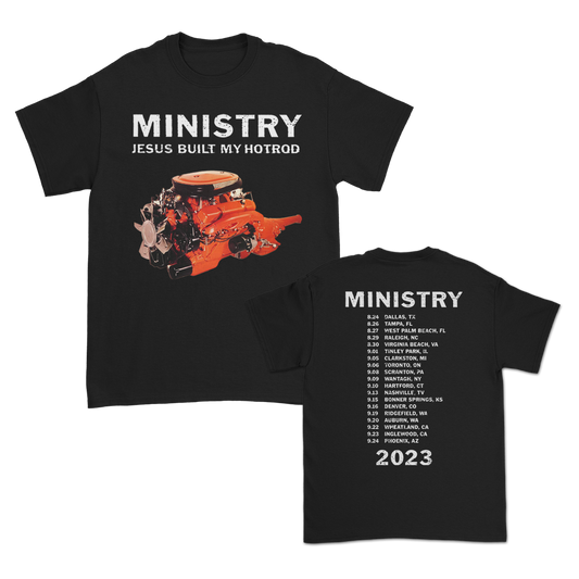 Jesus Built My Hotrod 2023 Tour T-Shirt (Black)