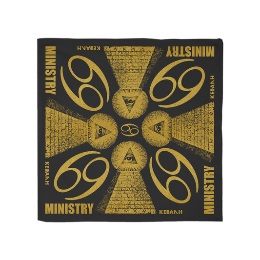 Psalm: 69 Pyramid Bandana (Black)